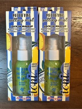 Ioni 2pc LA DOLCE VITA Mattifying Setting Mist ~Brezza~ (Green Grape) NEW